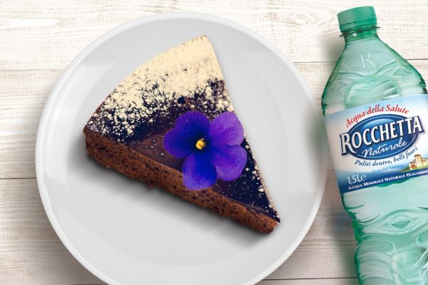 Torta all’acqua e cioccolato fondente
