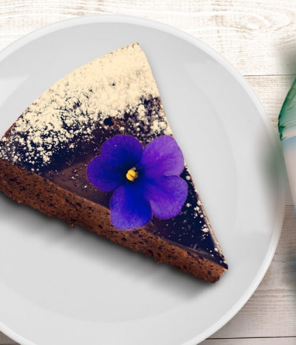 Torta all’acqua e cioccolato fondente