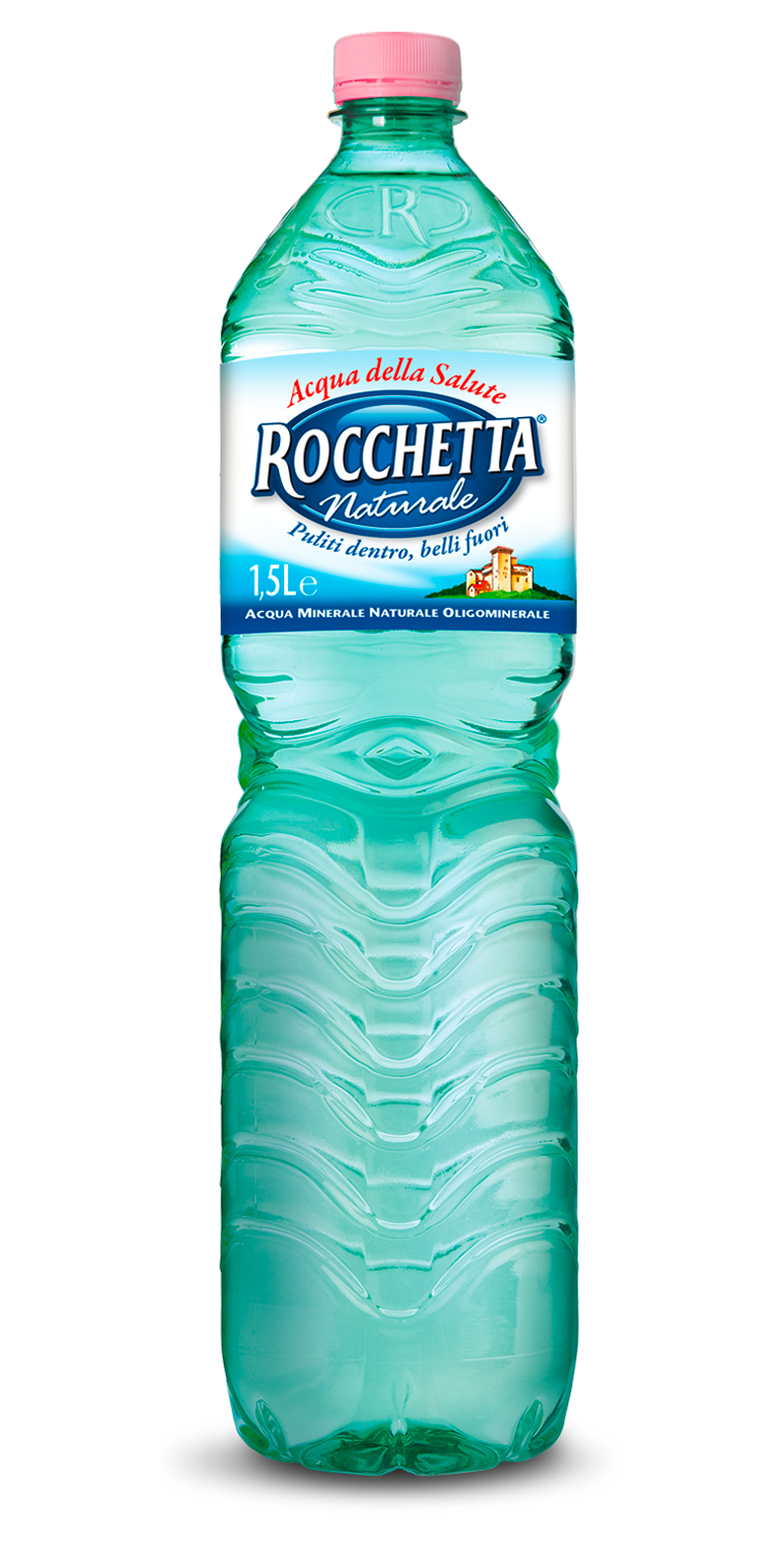 Acqua minerale naturale Rocchetta. Puliti dentro, belli fuori.