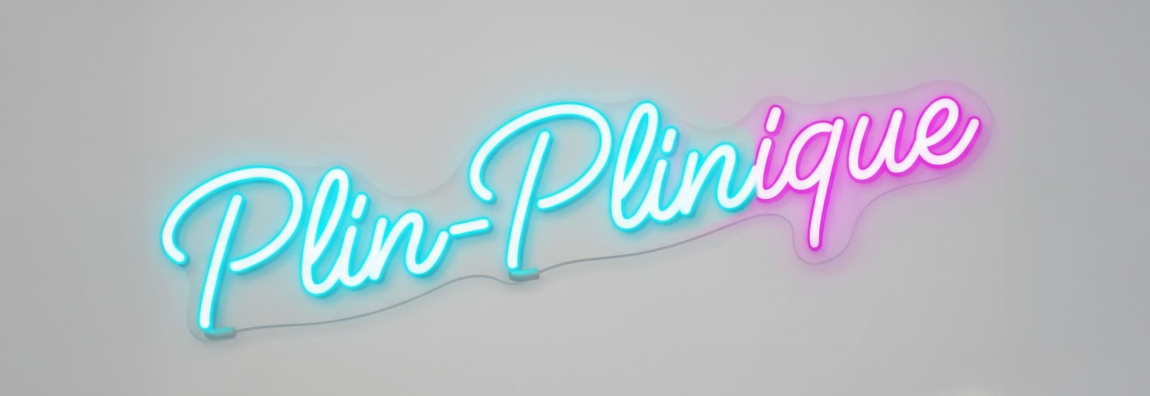 Logo Neon Plin-Plinique CARTELLO ORIZZONTALE